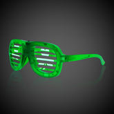 LED St. Pat's Shamrock Slotted Shades